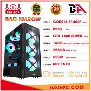 BAG MAROW – INTEL CORE i5 11400F | 16GB | 1660 SUPER 6GB| SSD NVME 256GB