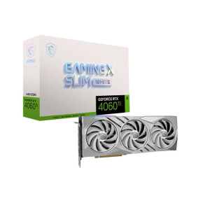 CARD MÀN HÌNH MSI RTX 4060 TI GAMING X SLIM WHITE 16G 